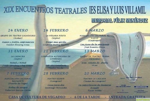 XIX Encuentros teatrales del IES Elisa y Luis Villamil
