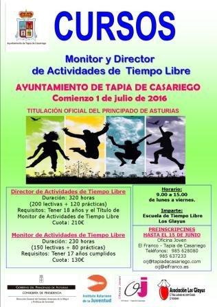 Cursos de monitor y director de actividades de tiempo libre