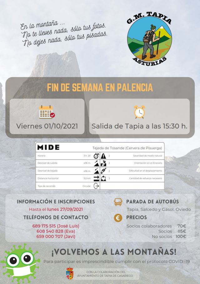 Ruta de la Tejera de Tosande en el Parque Natural de Fuentes con el Club Marqués de Casariego