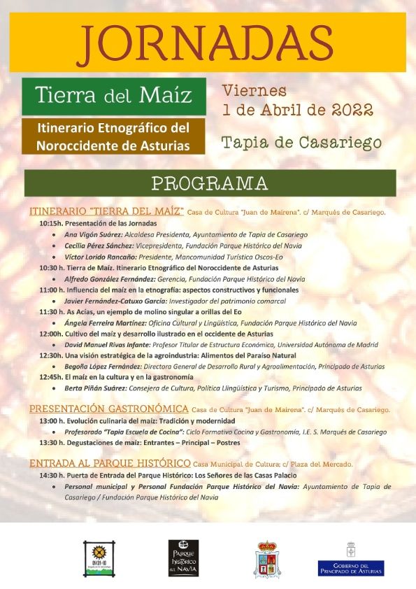 Jornadas: Tierra del Maíz. Itinerario Etnográfico del Noroccidente de Asturias