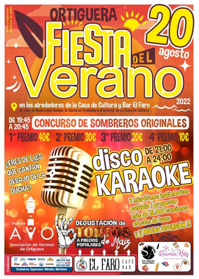 Fiesta del Verano de la Asociación de Vecinos de Ortiguera