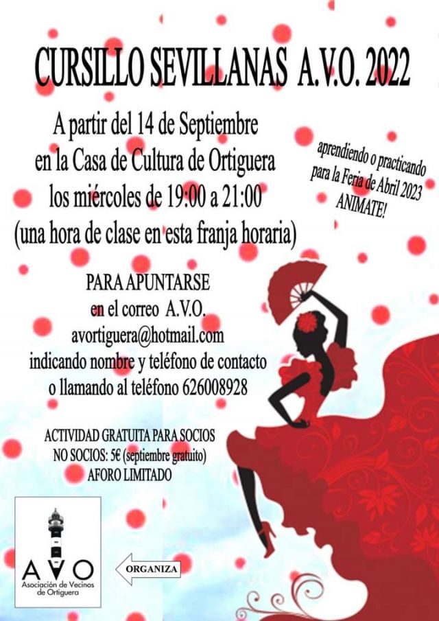 Taller de Sevillanas en Ortiguera