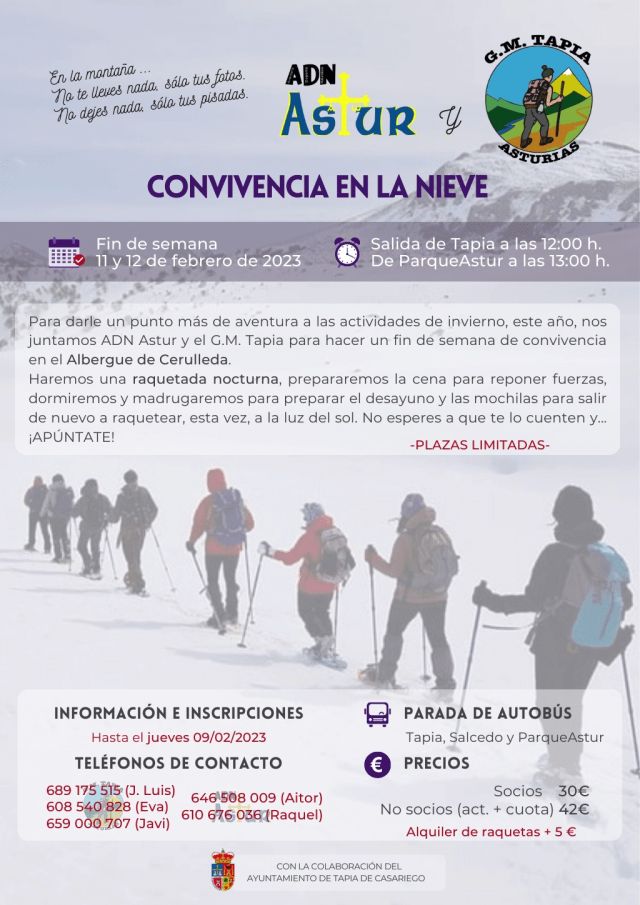 Convivencia en la nieve