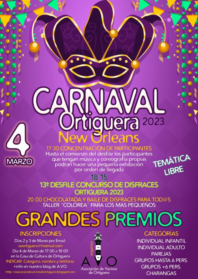 CARNAVAL DE ORTIGUERA 2023