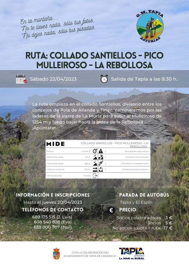 Ruta del Pico Mulleiroso