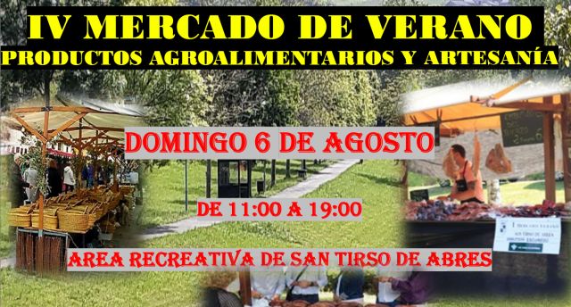 Mercado de Verano en San Tirso de Abres