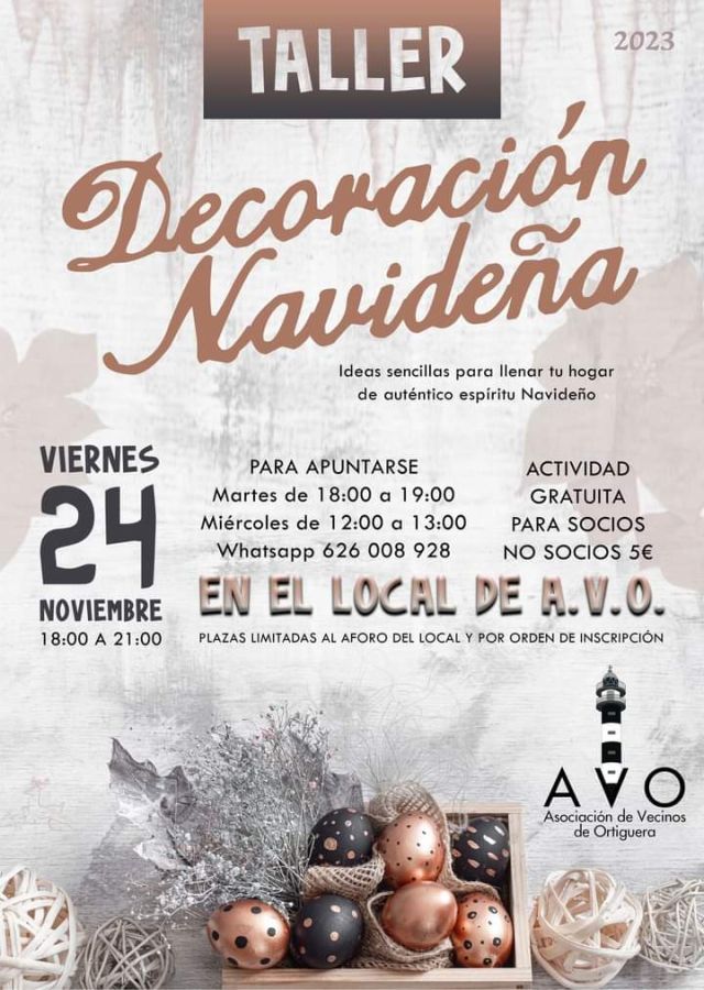 Taller de Decoración Navideña