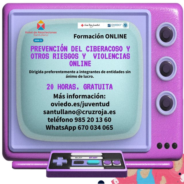 Formación 20H online, sobre Prevención del Ciberacoso y otros riesgos