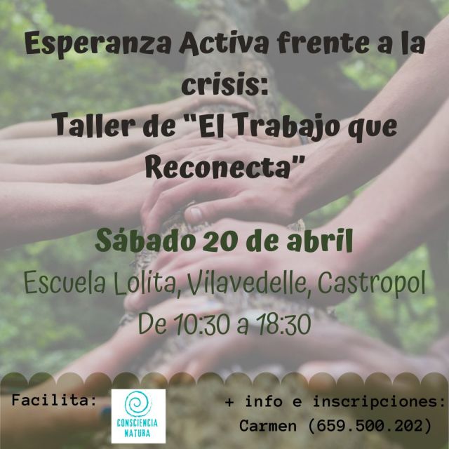 Taller “EL TRABAJO RECONECTA”