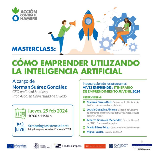 MasterClass en EMPRENDIMIENTO e INTELIGENCIA ARTIFICIAL