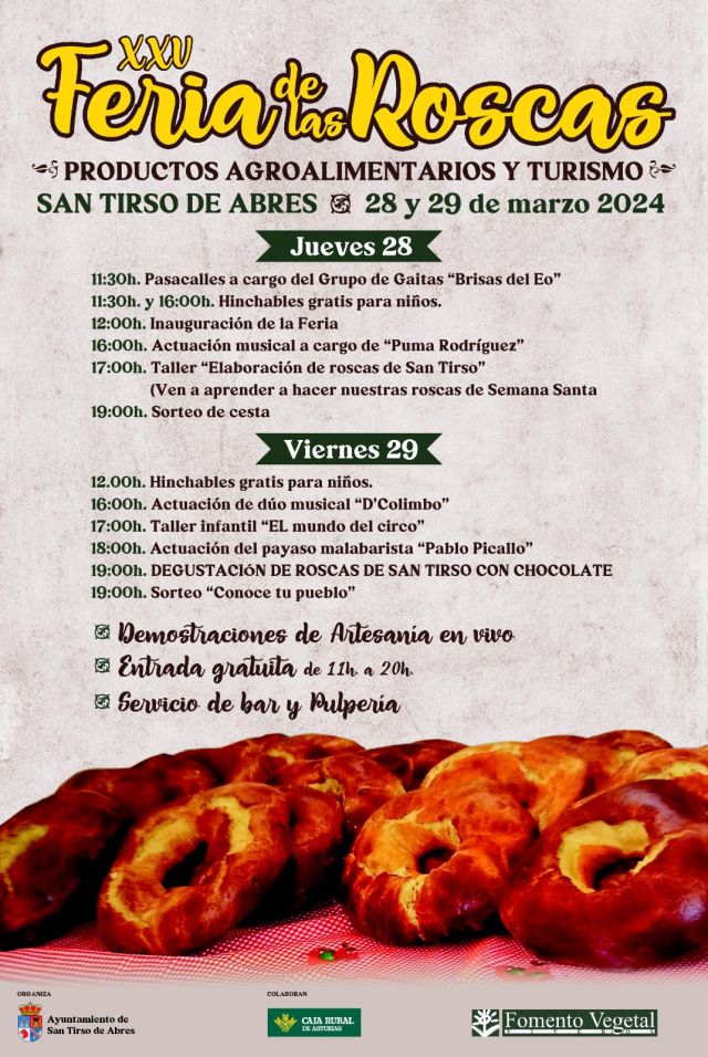 XXV FERIA DE LAS ROSCAS, en San Tirso de Abres