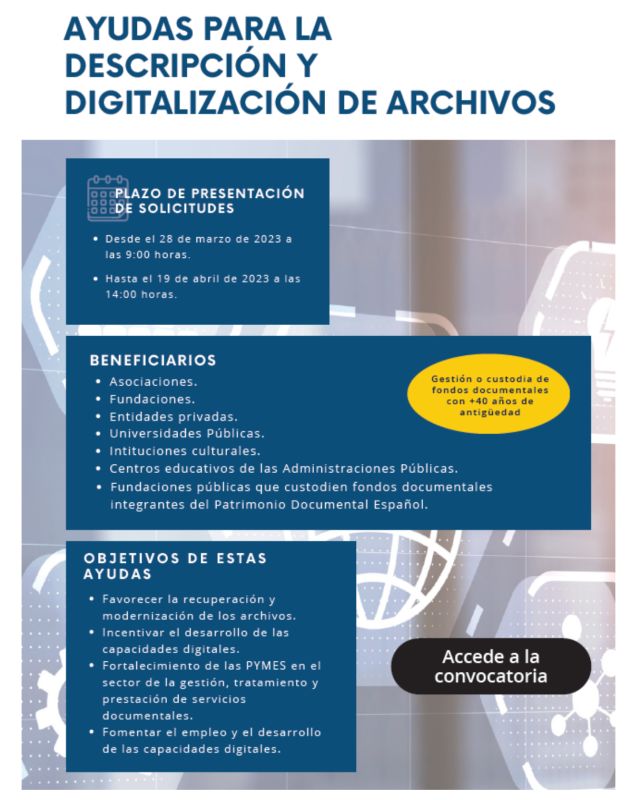 AYUDAS A LA DIGITALIZACIÓN DE DOCUMENTOS