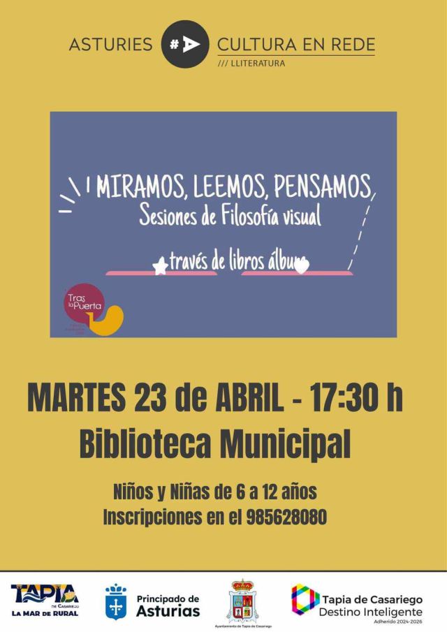 MIRAMOS, LEEMOS, PENSAMOS; Actividad cultural infantil