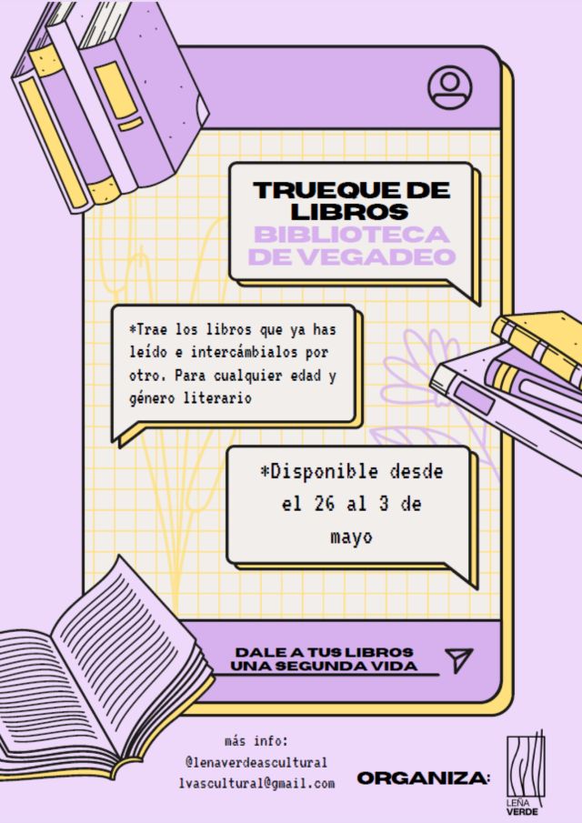 Trueque de libros y cuentacuentos para peques', en Vegadeo