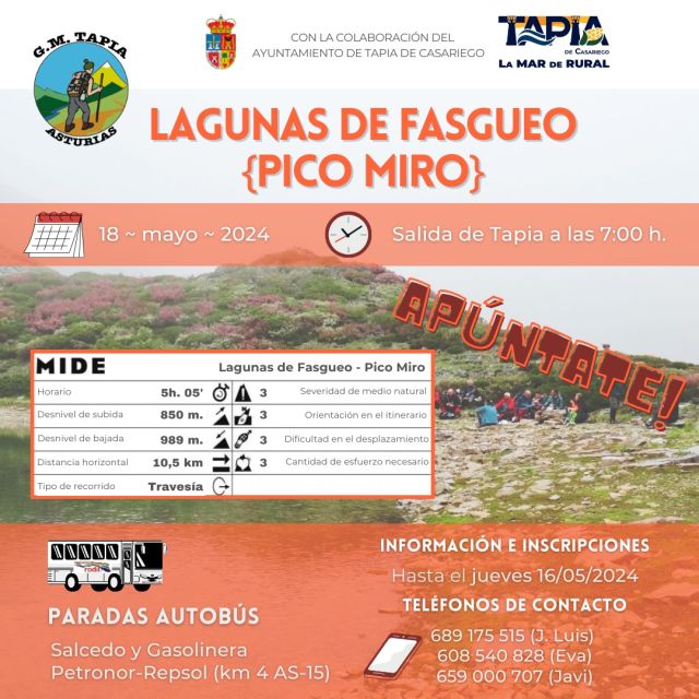 Ruta: Lagunas de Fasgueo