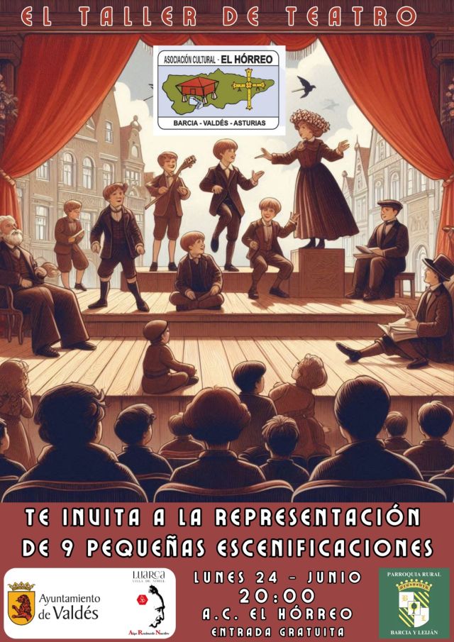 EL TALLER DE TEATRO, en Barcia, Valdés