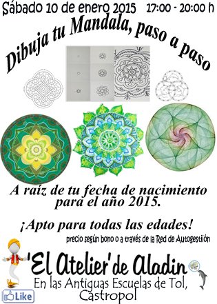 Dibuja tu mandala para 2015