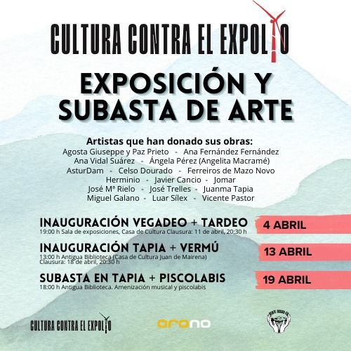 EXPOSICIÓN Y SUBASTA DE ARTE, Cultura contra el Expolio
