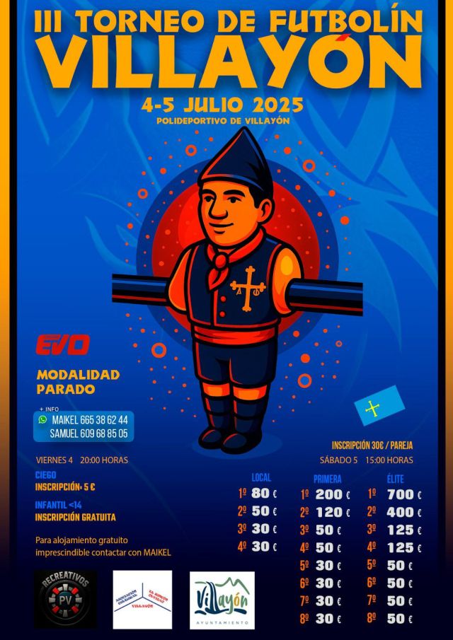 III Torneo de Futbolín en Villayón