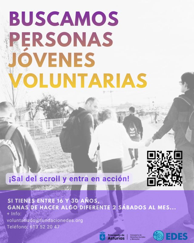 Se buscan personas voluntarias para actividades de ocio