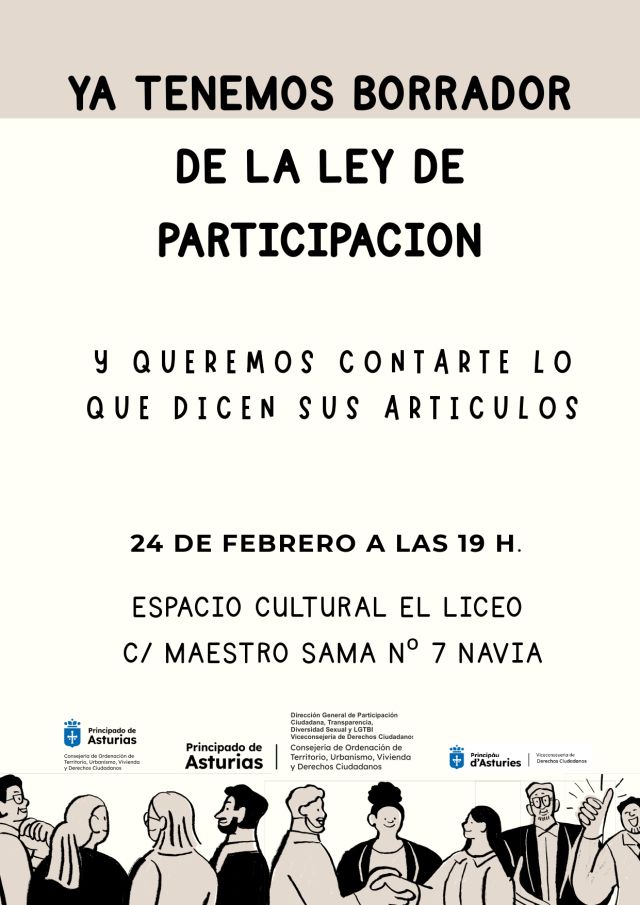 Navia acoge la sesión informativa sobre la futura Ley de Participación de Asturias